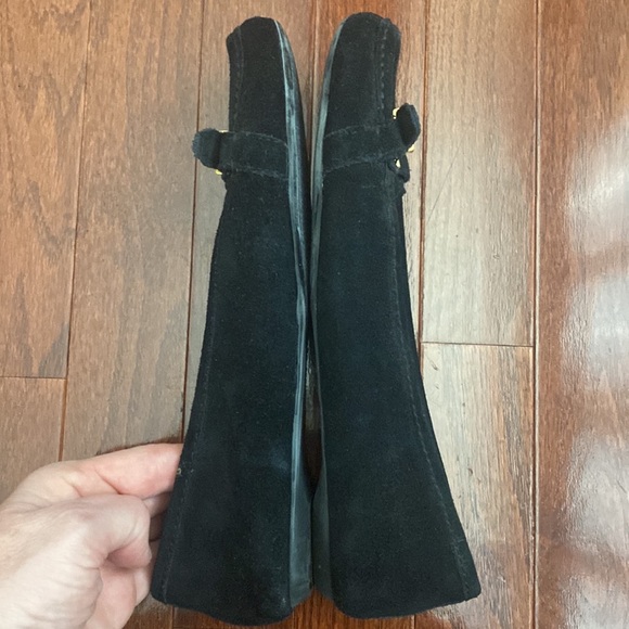 MICHAEL Michael Kors Black Suede Loafers - Picture 5 of 10
